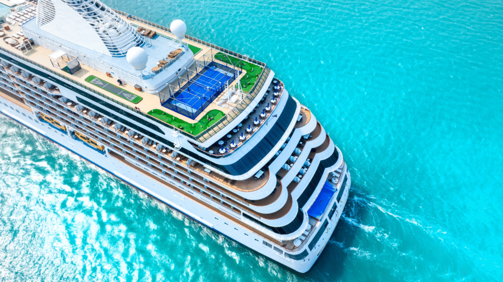 Cruise ship artificial turf